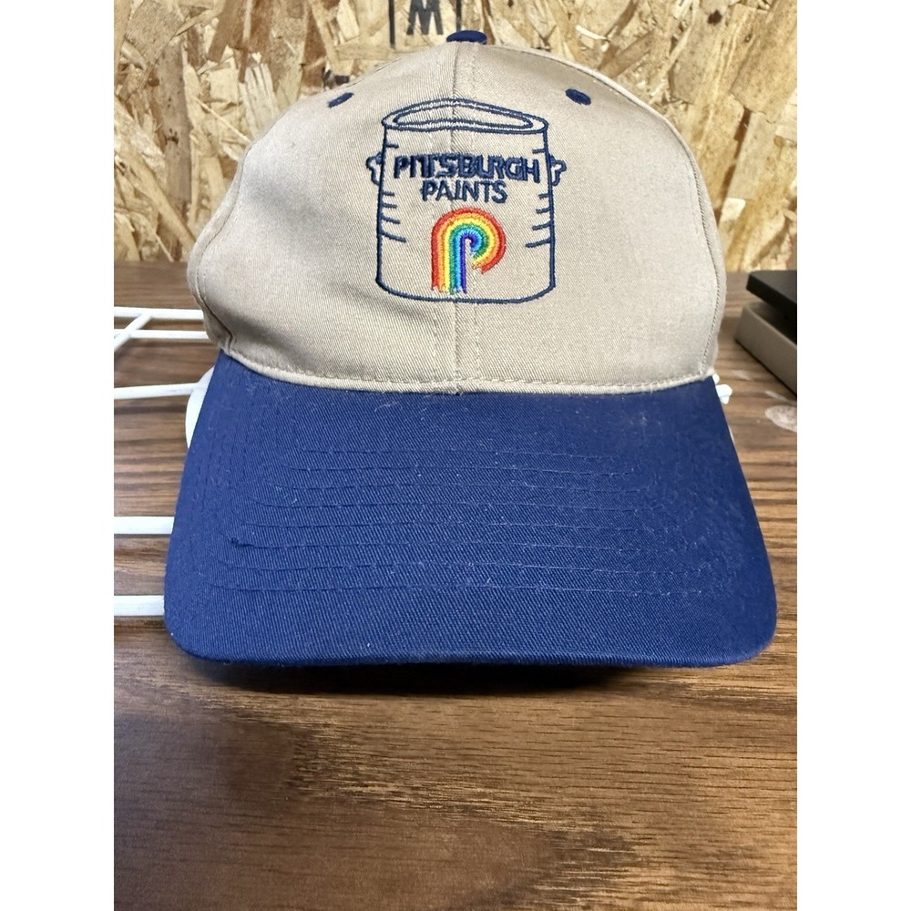 Vintage Pittsburgh Paints Hat Rainbow Logo Snapback Nissun Cap‎ Taiwan 80s